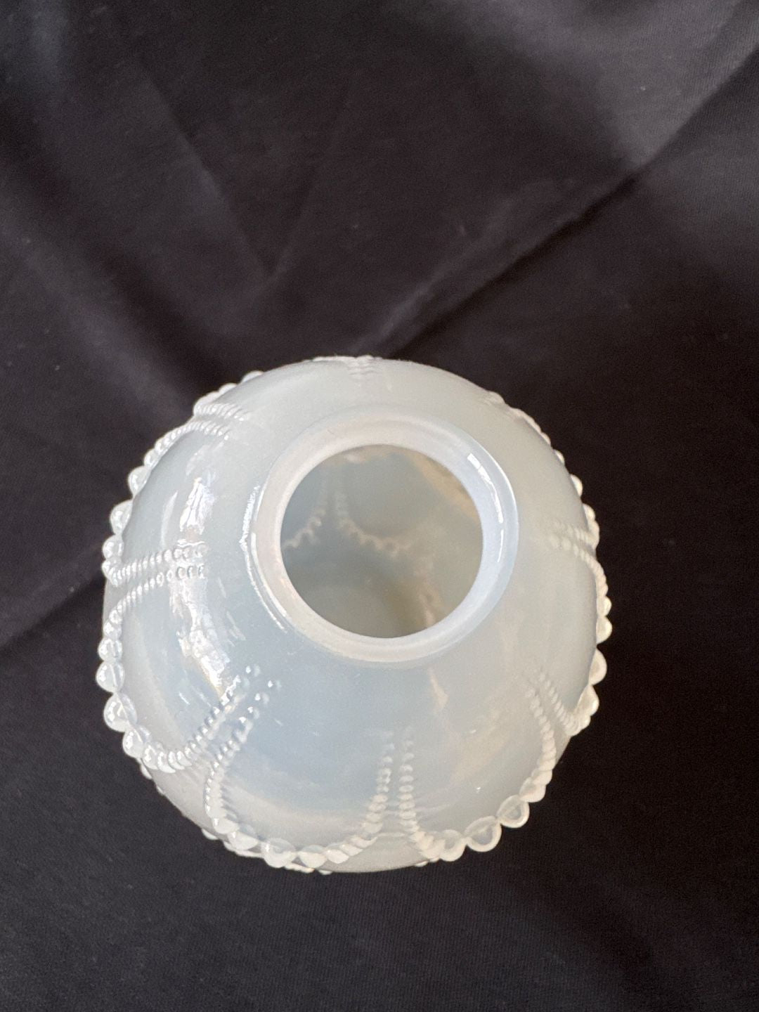 R. Lalique "Perles" Opalescent Glass Vase