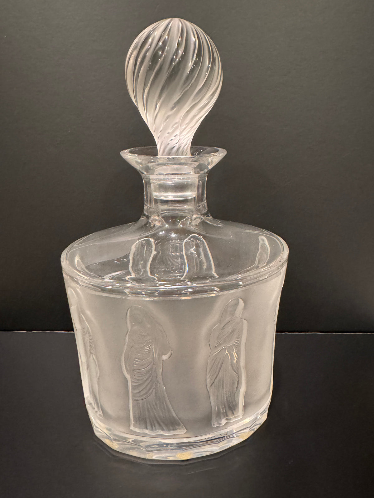 Lalique "Femmes Antiques" Crystal Decanter