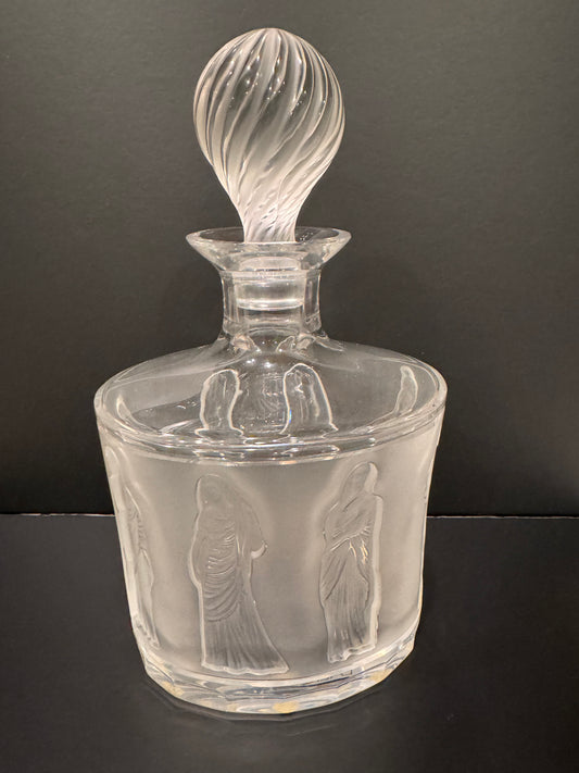 Lalique "Femmes Antiques" Crystal Decanter