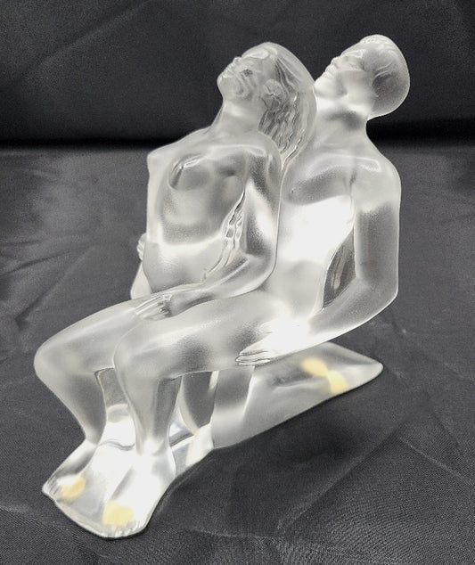 Lalique "Danseurs Enlaces" Sculpture