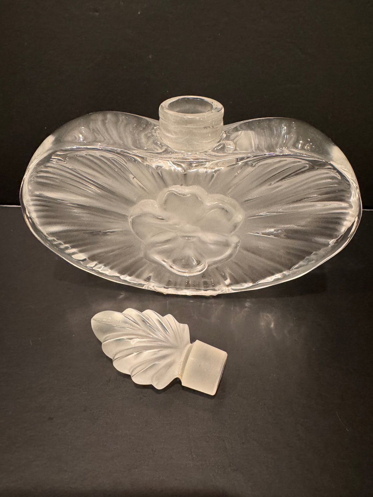Lalique "Clarisse" Crystal Perfume Bottle — New in Box, Retired Design