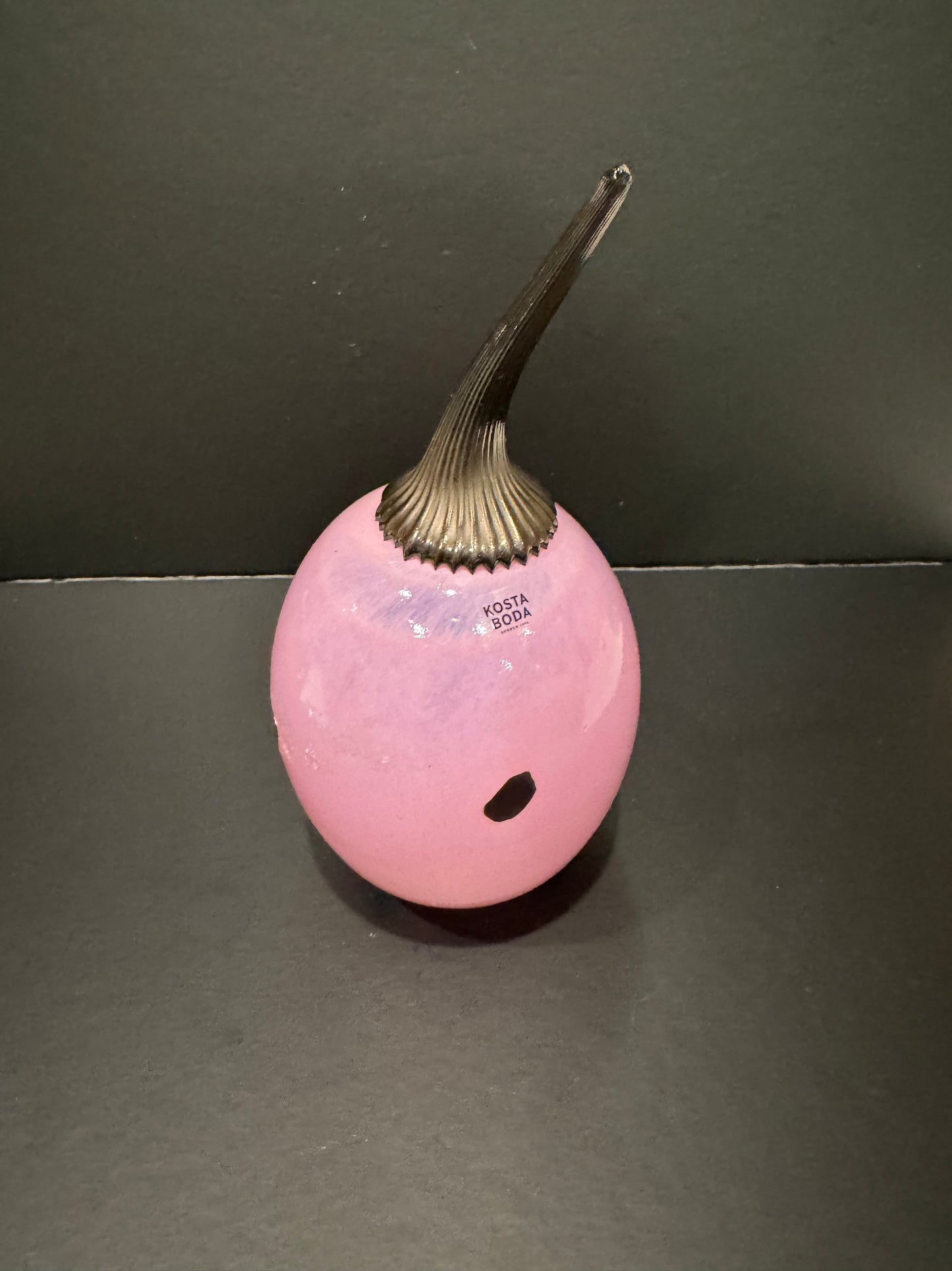 Pink Roots Collection Figurine by Gunnel Sahlin for Kosta Boda