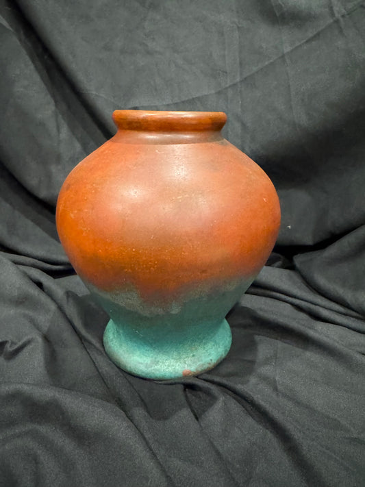 Clewell Copper-Clad Art Pottery Vase, No. 461-26, Canton, Ohio, Early 20th Century, 7 Inches