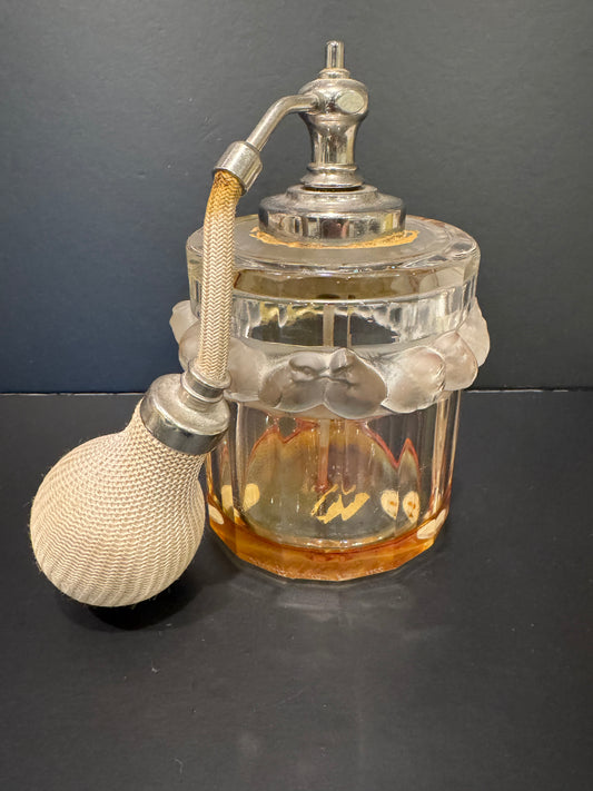 Rare Lalique Vintage Crystal Perfume Atomizer