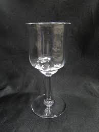 Set of 6 Baccarat Crystal Wine Glasses