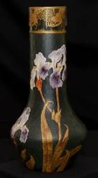 Legras Mont Joye art glass vase, beautiful art nouveau design