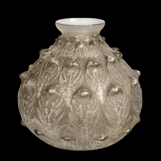 C. 1912 René Lalique - Vase Fougeres Ferns