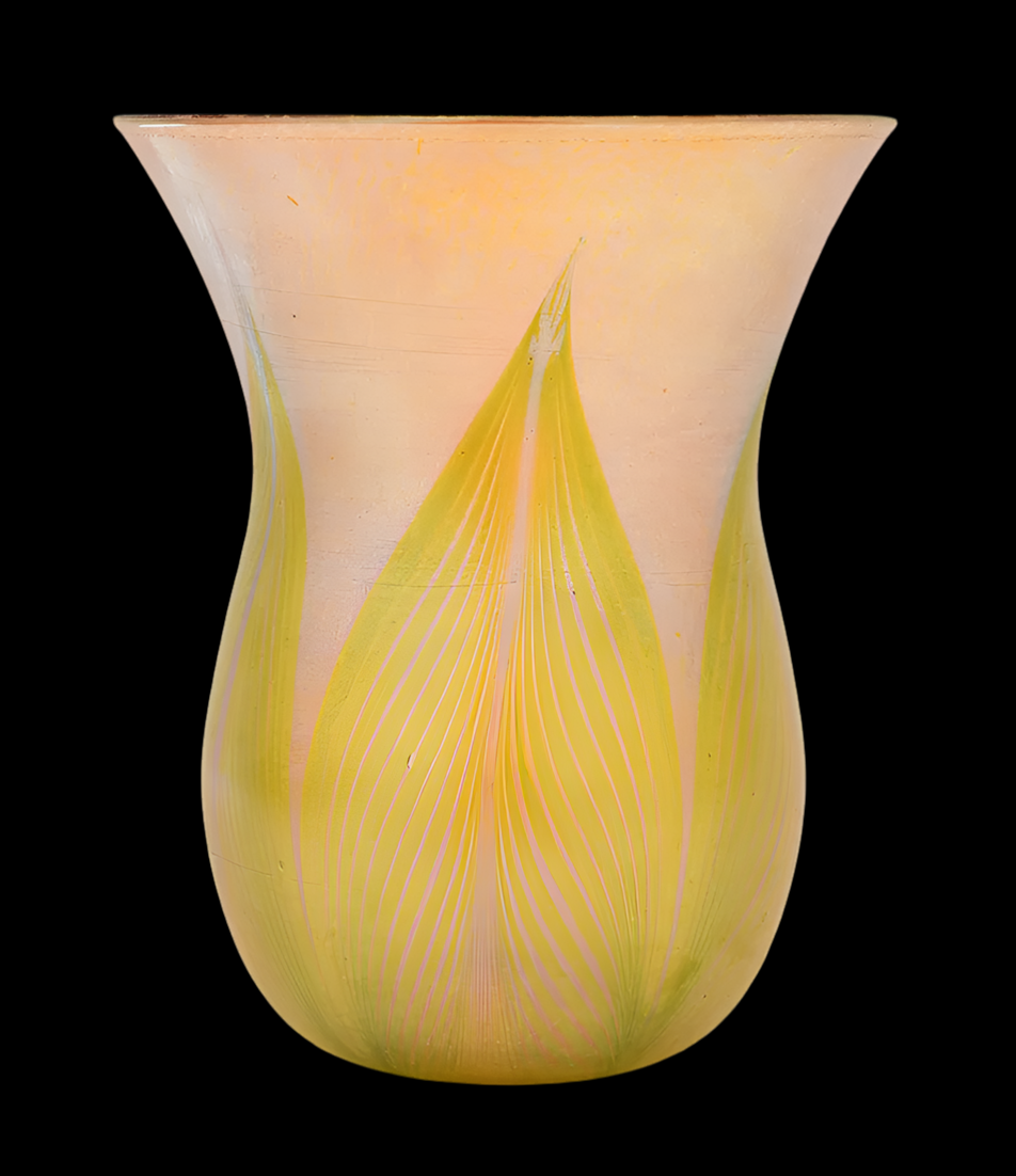 Tiffany Studios "Pulled Feather" Vase
