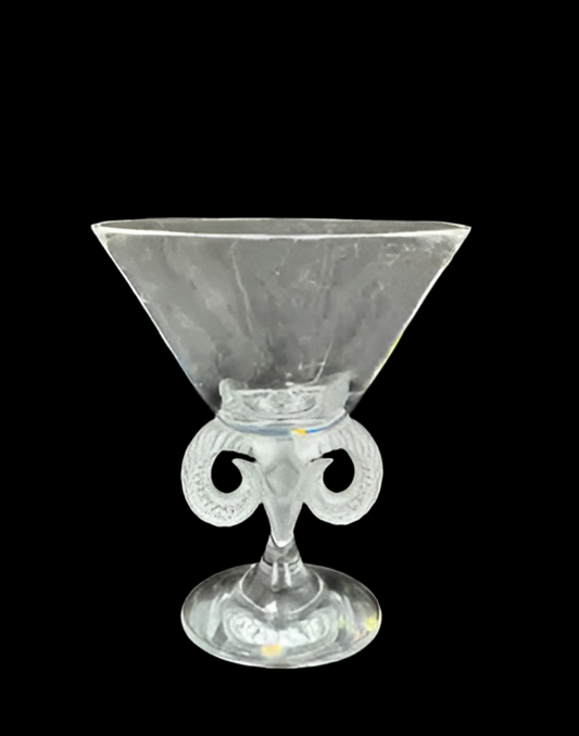 Lalique Aries Crystal Compote