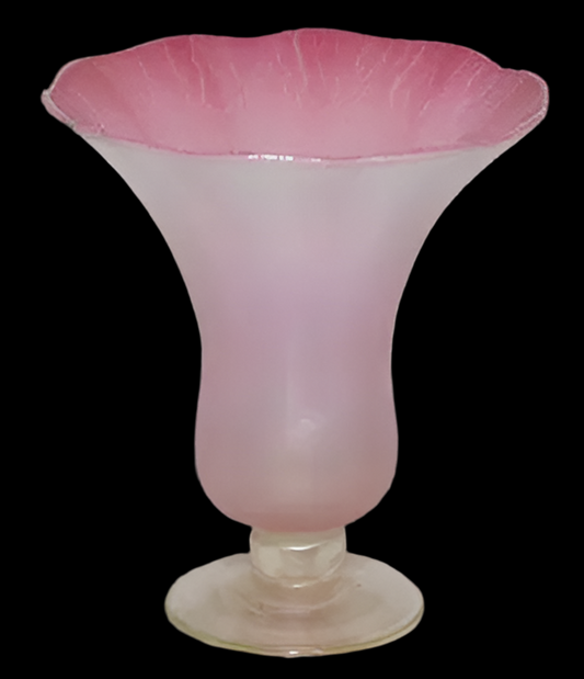 TIFFANY STUDIOS PASTEL ART GLASS FAVRILE VASE #1872