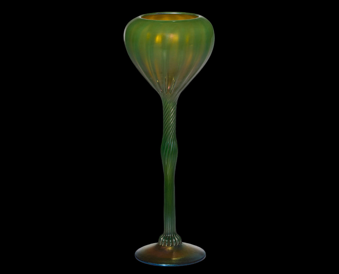 Tiffany Studios Floriform Favrile Glass Vase, circa 1898-1900