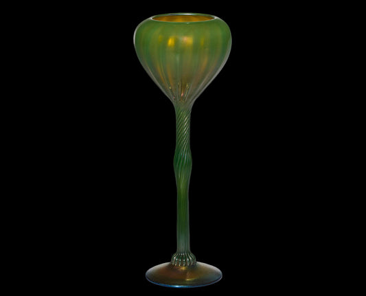 Tiffany Studios Floriform Favrile Glass Vase, circa 1898-1900