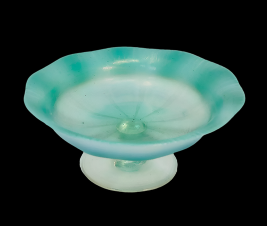 Tiffany Studios Pastel Aquamarine Compote