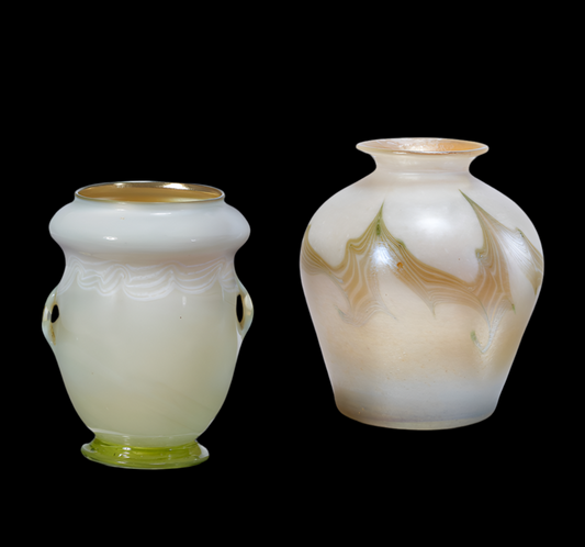 Tiffany Studios Set of 2 Vases