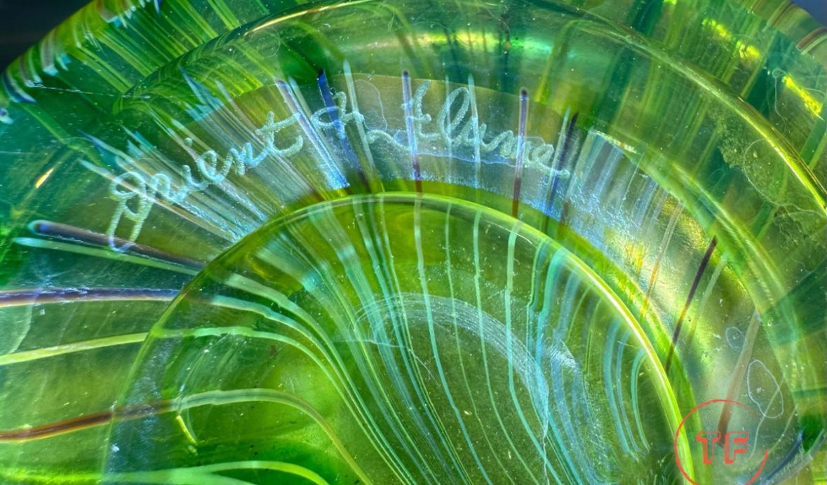 Orient and Flume Art Glass Vase