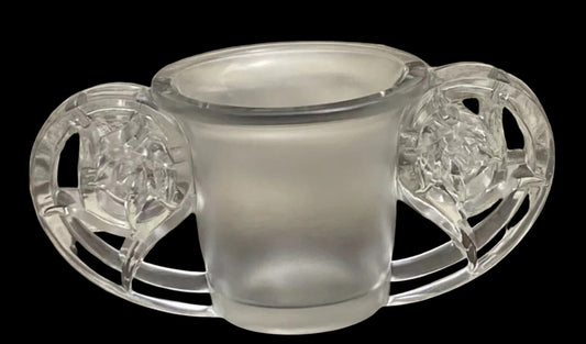 Rene Lalique Vase Pierrefonds Glass c.1926 #990