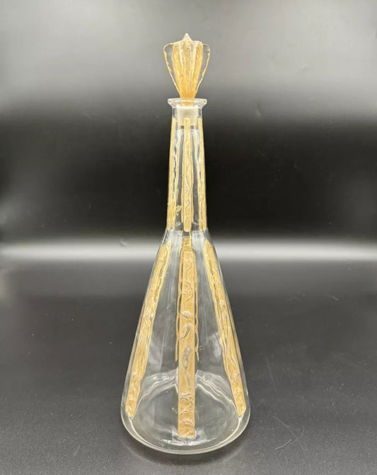 R. Lalique Six Figurines Decanter c1914
