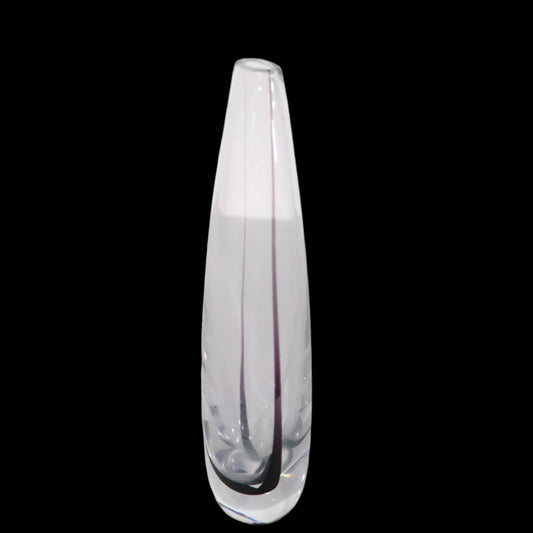 Mid Century Art Glass Vase by Vicke Lindstrand for Kosta Boda C 1960's