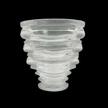 Lalique Crystal Vase , Saint Marc