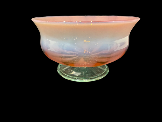 Tiffany Studios Rare Pastel Footed Bowl