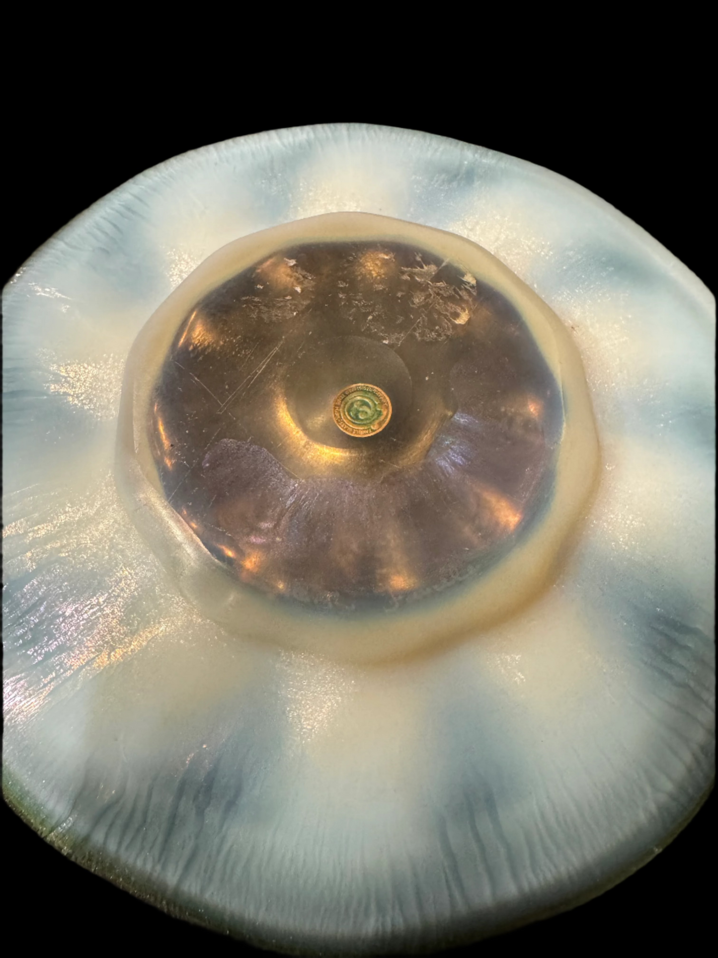 Tiffany Studios Pastel Green Plate