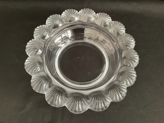 Lalique Scalloped Shell Bowl