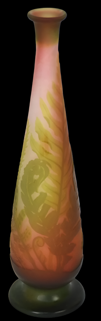 Slender Emile Galle Cameo Vase