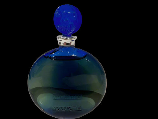 Rene Lalique Cobalt Blue Perfume Bottle Eu de Toilette, Sans la Nuit 250mL