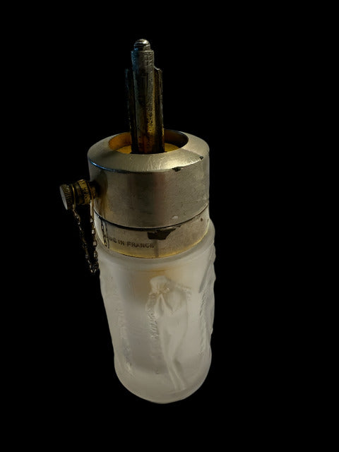 Rene Lalique perfume atomizer Le Parisien C:1925