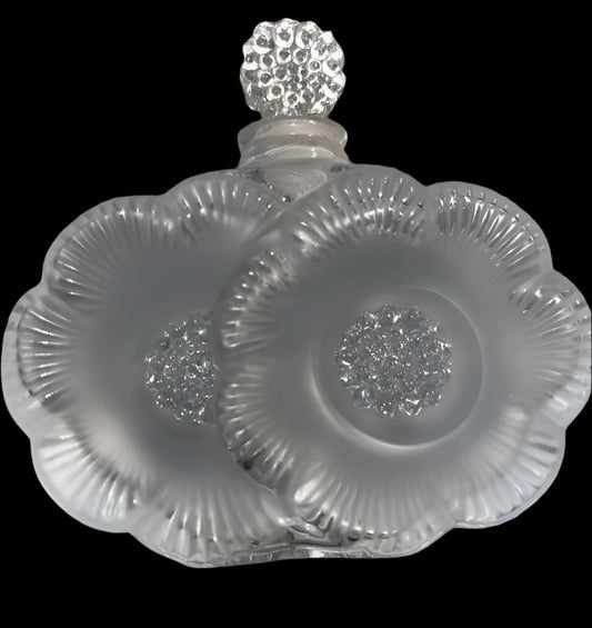 Lalique Perfume Bottle Double Daisy - Deux Fleurs