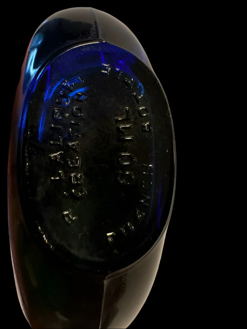 Rene Lalique Cobalt Blue Perfume Bottle Eu de Toilette, Sans la Nuit 250mL