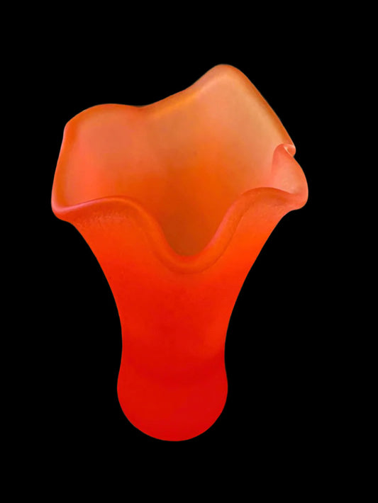 Kosta Boda Mushroom Signed Vase by Virica Hydman