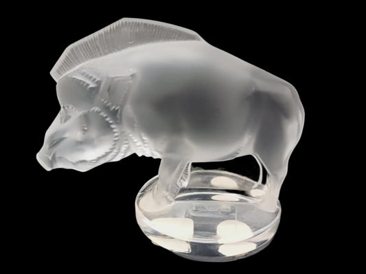 Lalique Razorback Figurine